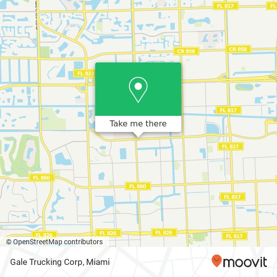 Mapa de Gale Trucking Corp