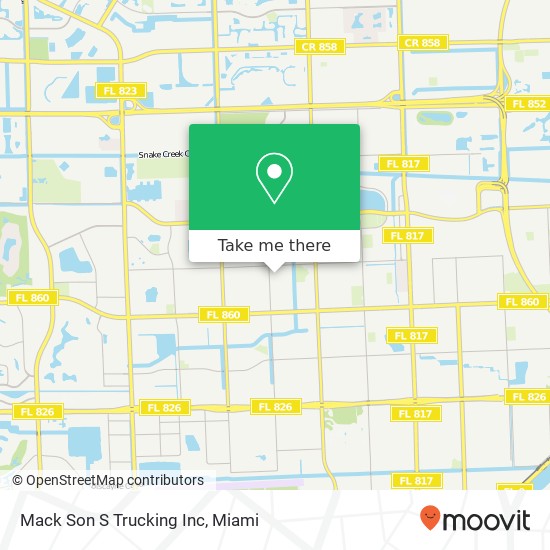 Mapa de Mack Son S Trucking Inc