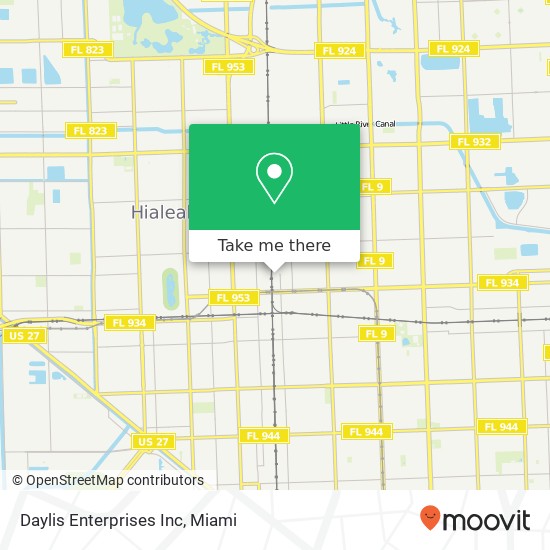 Daylis Enterprises Inc map