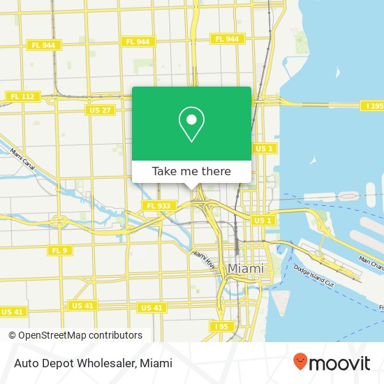 Auto Depot Wholesaler map