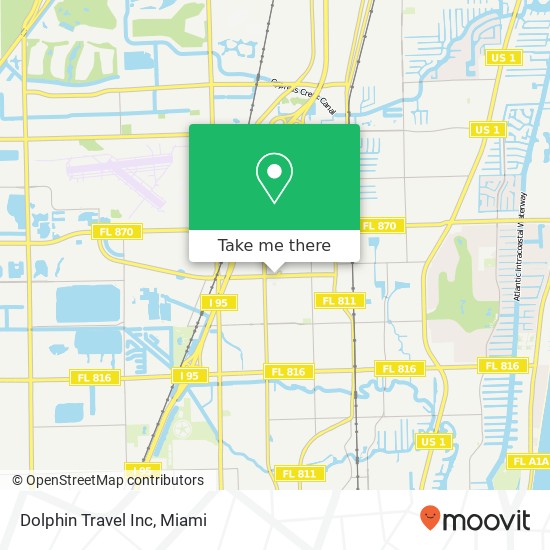 Dolphin Travel Inc map