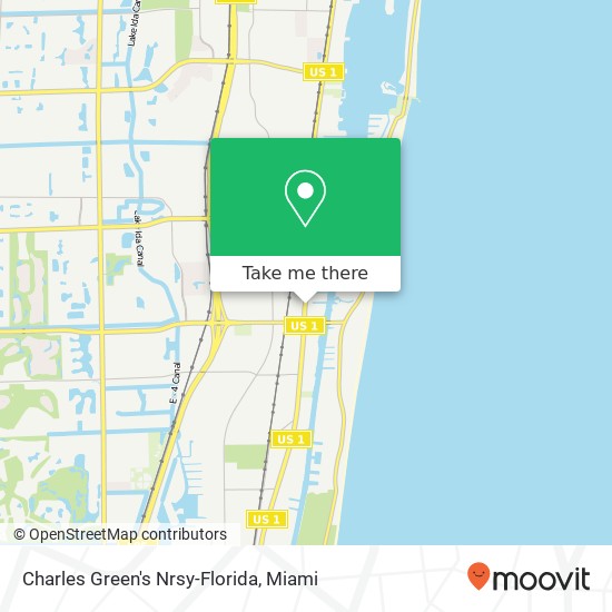 Mapa de Charles Green's Nrsy-Florida