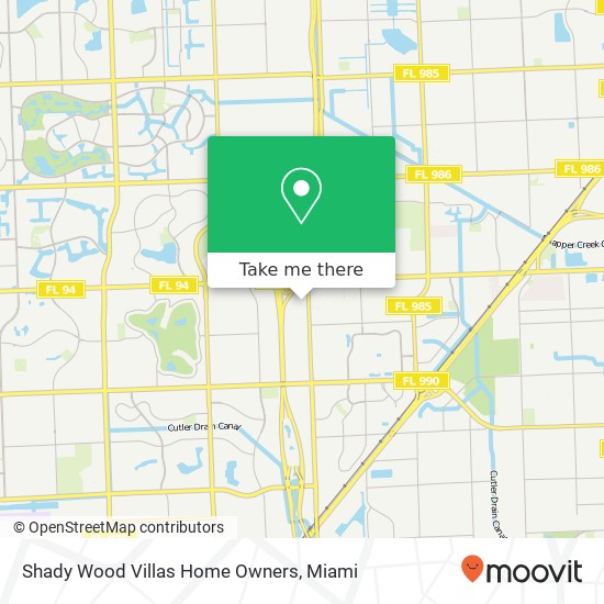 Shady Wood Villas Home Owners map