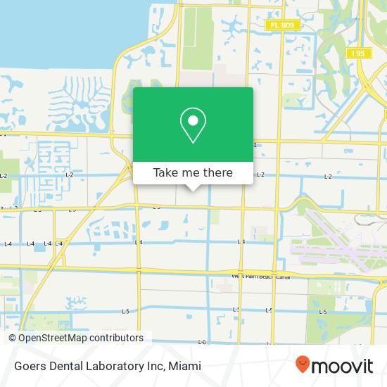 Goers Dental Laboratory Inc map