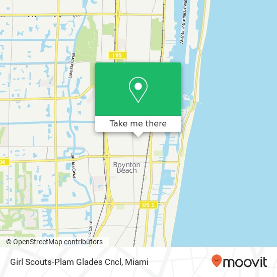 Girl Scouts-Plam Glades Cncl map