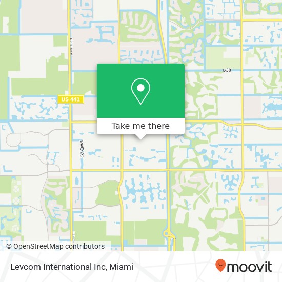 Levcom International Inc map