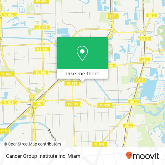 Cancer Group Institute Inc map