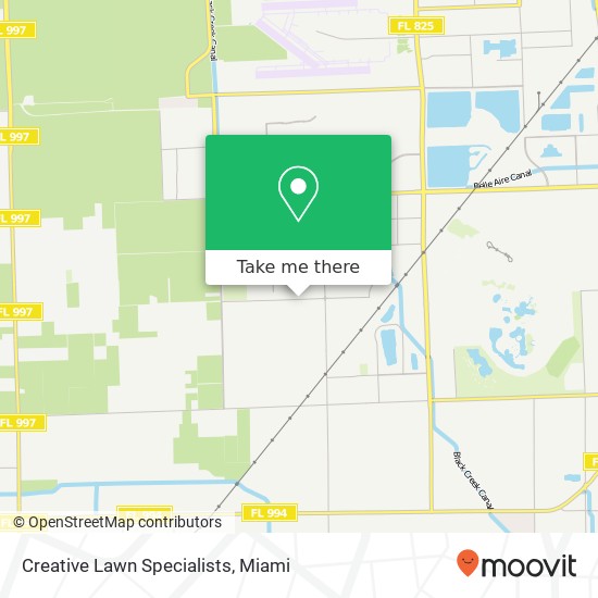 Creative Lawn Specialists map