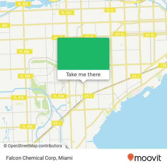 Mapa de Falcon Chemical Corp