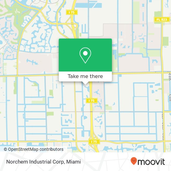 Mapa de Norchem Industrial Corp