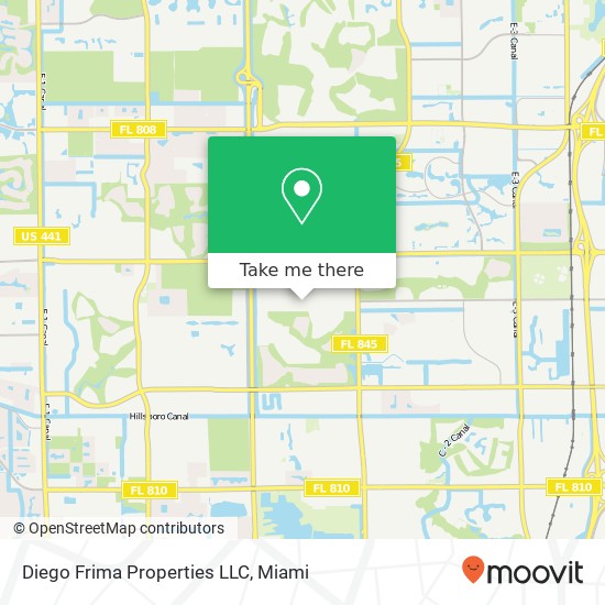 Mapa de Diego Frima Properties LLC