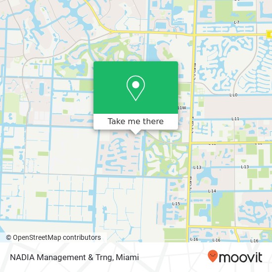 NADIA Management & Trng map