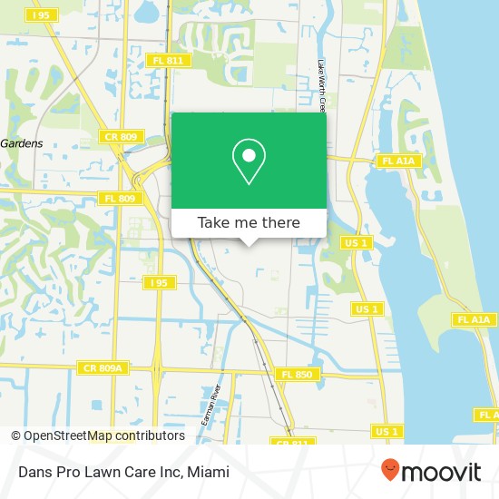 Dans Pro Lawn Care Inc map