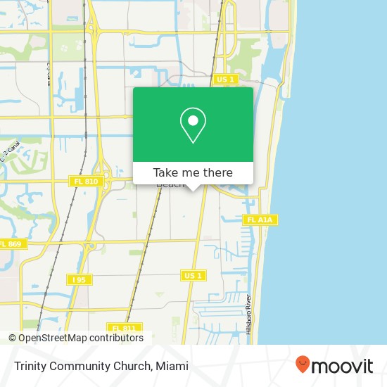 Mapa de Trinity Community Church