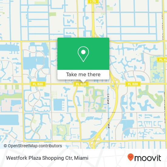 Westfork Plaza Shopping Ctr map