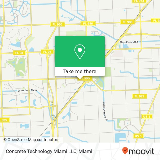 Concrete Technology Miami LLC map