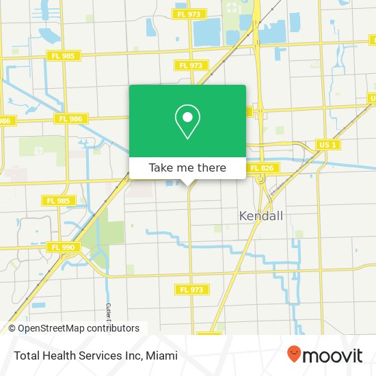 Mapa de Total Health Services Inc