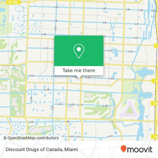 Mapa de Discount Drugs of Canada