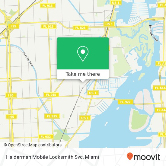 Halderman Mobile Locksmith Svc map