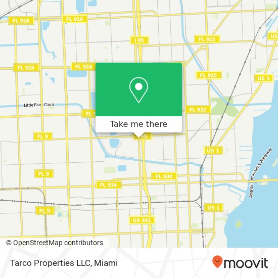 Mapa de Tarco Properties LLC