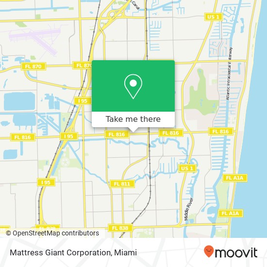 Mapa de Mattress Giant Corporation