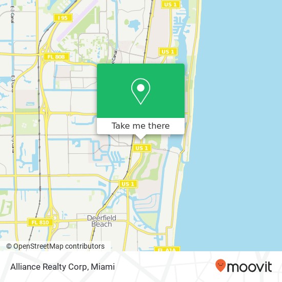 Mapa de Alliance Realty Corp