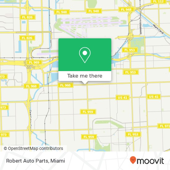 Mapa de Robert Auto Parts