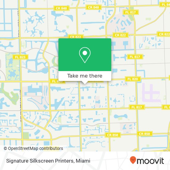 Signature Silkscreen Printers map