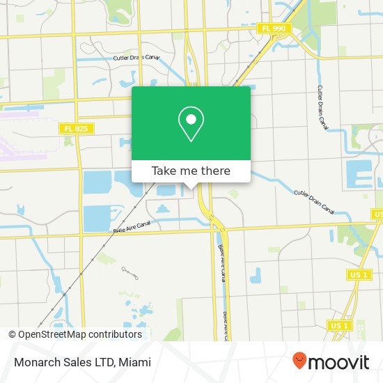 Monarch Sales LTD map