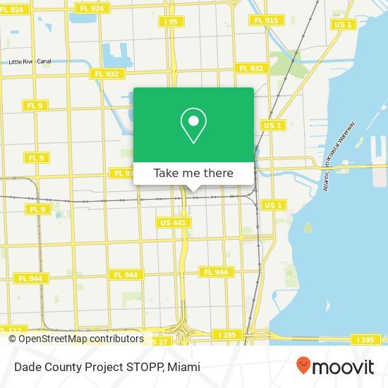 Dade County Project STOPP map