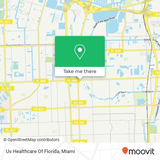 Mapa de Us Healthcare Of Florida