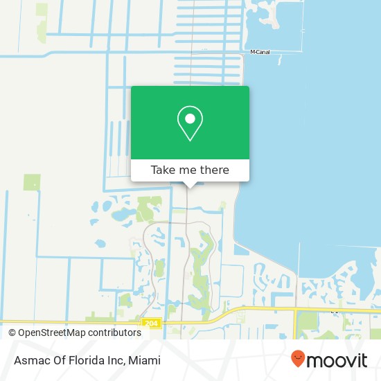 Mapa de Asmac Of Florida Inc