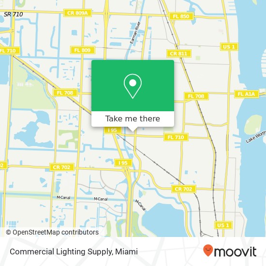 Commercial Lighting Supply map