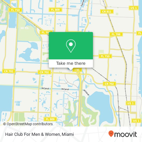 Hair Club For Men & Women map