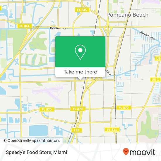 Mapa de Speedy's Food Store