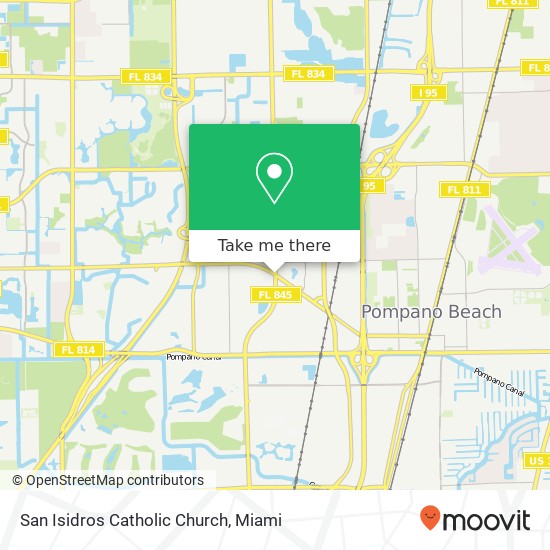 Mapa de San Isidros Catholic Church