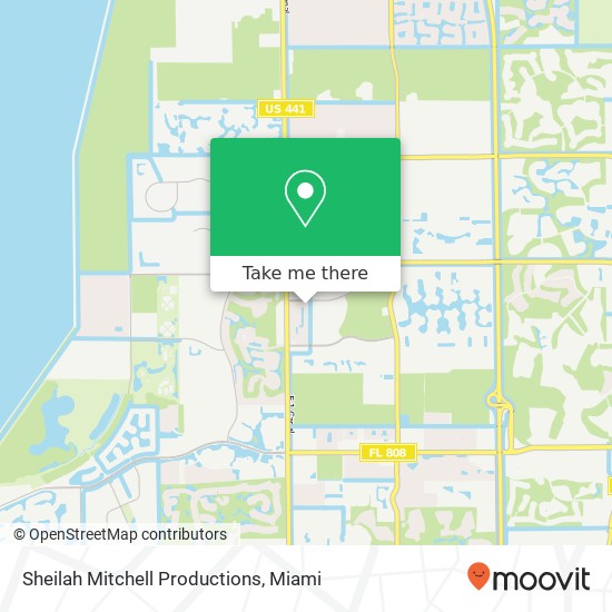 Mapa de Sheilah Mitchell Productions