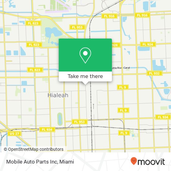 Mobile Auto Parts Inc map