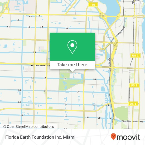 Florida Earth Foundation Inc map