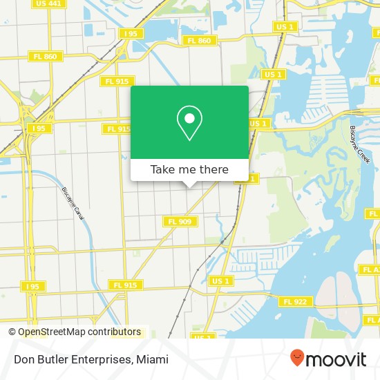 Don Butler Enterprises map