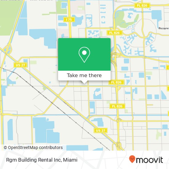 Rgm Building Rental Inc map