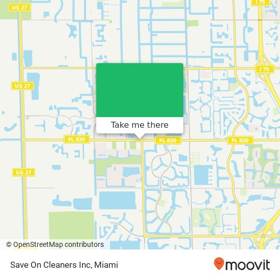 Mapa de Save On Cleaners Inc