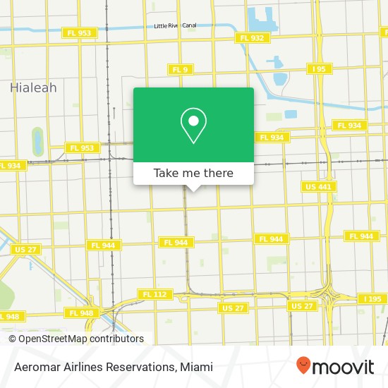 Aeromar Airlines Reservations map