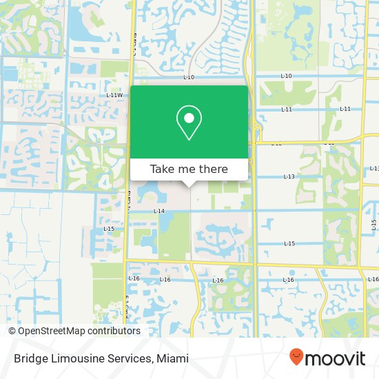 Mapa de Bridge Limousine Services