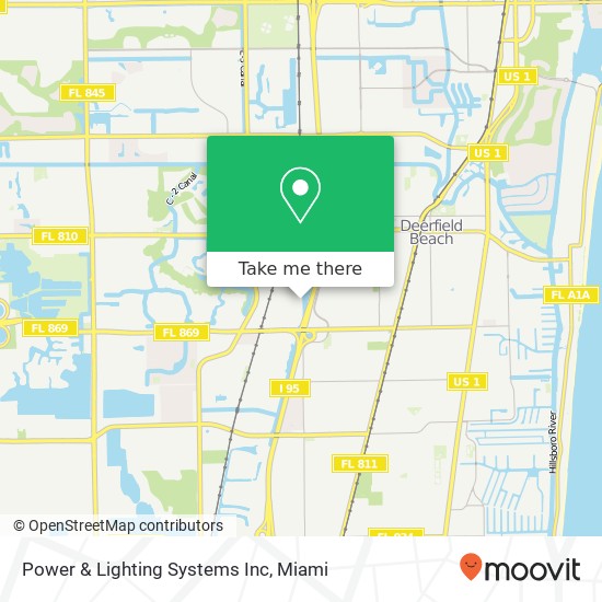 Mapa de Power & Lighting Systems Inc