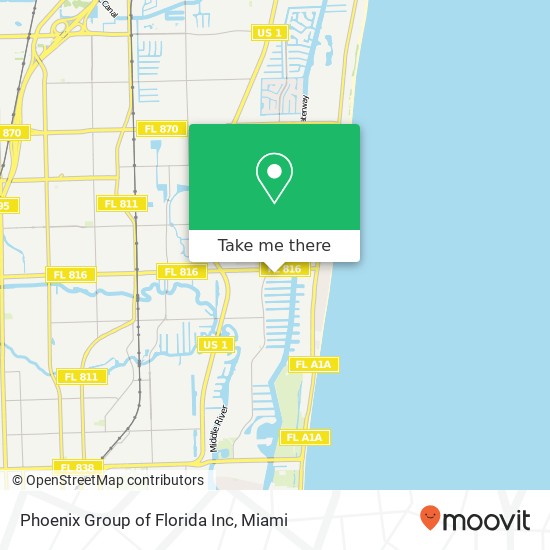 Mapa de Phoenix Group of Florida Inc