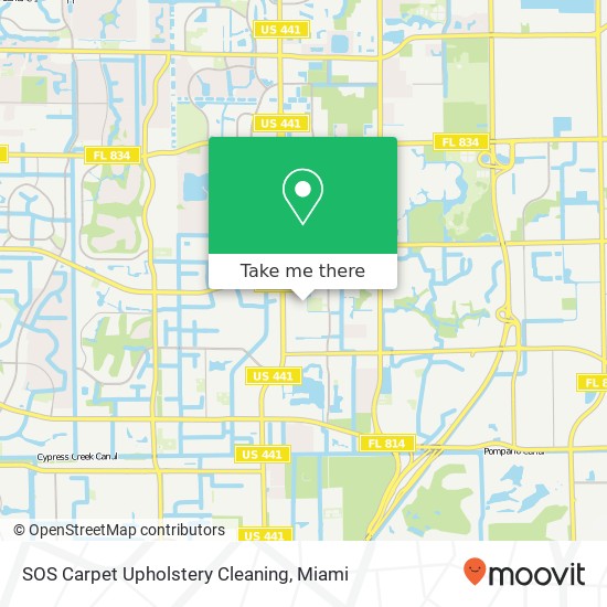 Mapa de SOS Carpet Upholstery Cleaning
