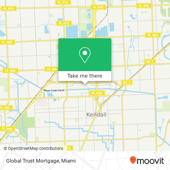 Mapa de Global Trust Mortgage