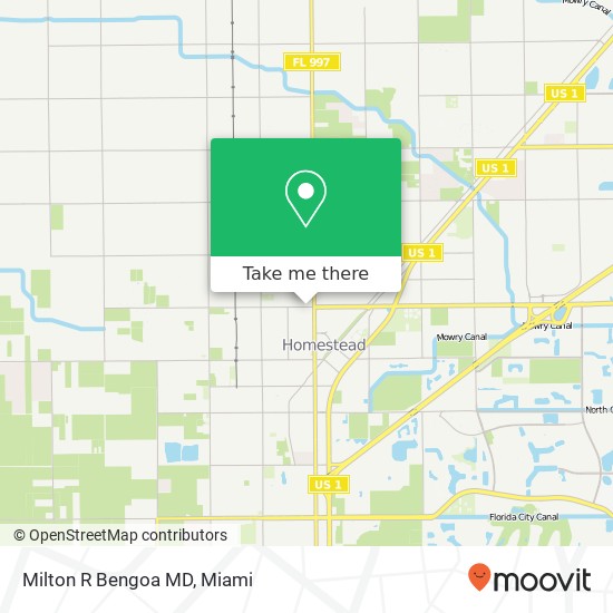 Milton R Bengoa MD map