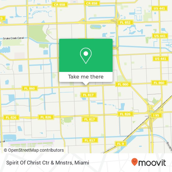 Mapa de Spirit Of Christ Ctr & Mnstrs
